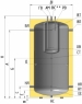 Аккумулирующая емкость KHT EAB-00-500 + бойлер 85л. (без изоляции) интернет магазин