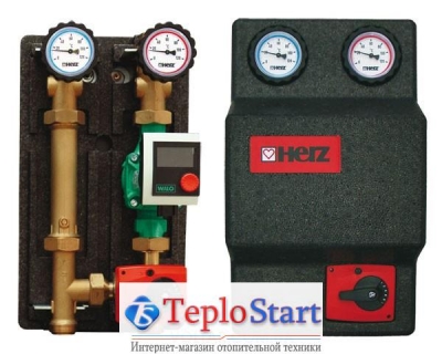 Насосная группа HERZ PUMPFIX MIX 1" Kvs 4 (c насосом Wilo Stratos Pico 25/1-6) интернет магазин
