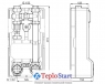 Насосная группа Afriso PrimoTherm 180-3 DN25 RTA 55°С (без насоса) интернет магазин