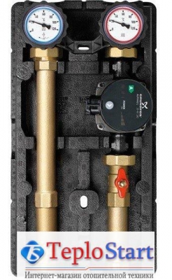 Насосная группа Afriso PrimoTherm 180-1 DN25 (с насосом Grundfoss ALPHA2 L25-60) интернет магазин