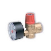 Предохранительный клапан с манометром Watts SVM 3 бар, 1/2" (0215725)